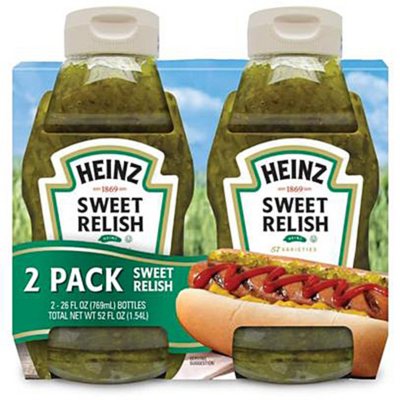 Heinz Hot Dog Relish, 12.7 fl oz Bottle