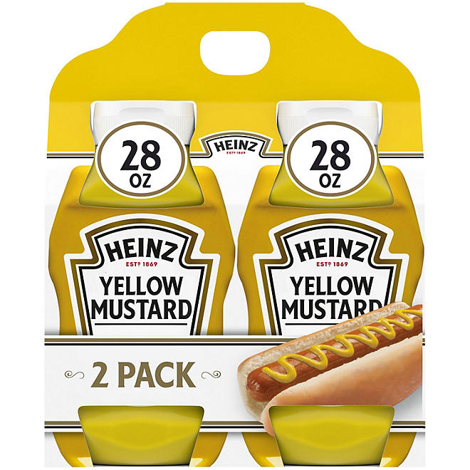 Heinz Yellow Mustard (28 oz., 2 pk.)