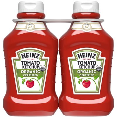 Heinz Organic Certified Tomato Ketchup (88 oz., 2 pk.) - Sam's Club