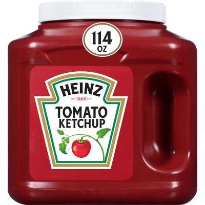 Heinz Ketchup Glass Bottles, 21 LB