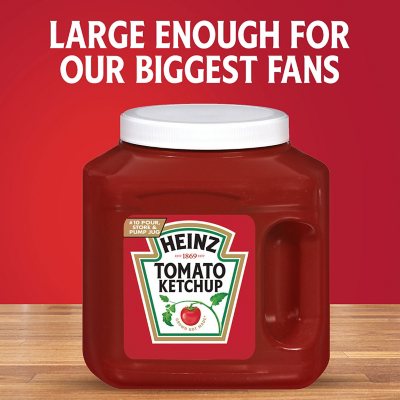 Red Gold Fancy Ketchup 114 oz. Plastic Jug with Pump - 6/Case