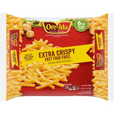 Ore-Ida Extra Crispy Fast Food Fries, French Fried Frozen Potatoes