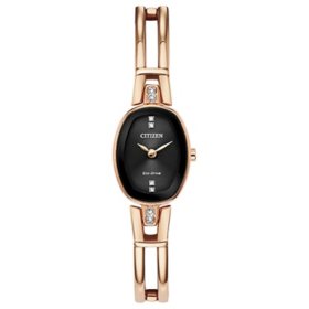 Citizen Ladies Eco-Drive Axiom Gold-Tone Stainless Steel Watch