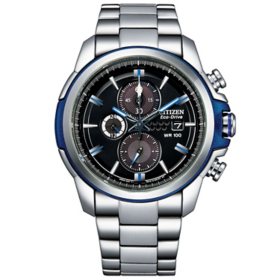 Citizen Eco Drive Stainless Steel Chronograph Watch 45mm CA0426