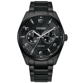 Citizen Eco-Drive Black Stainless Steel 43mm Watch A09028-58E