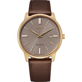 Citizen Eco Drive Dress Classic Watch with Leather Strap 40mm BM7593-09X		