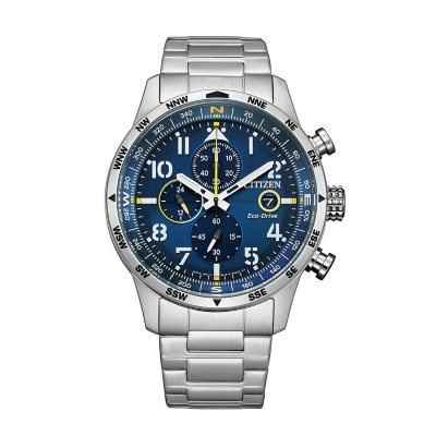 Citizen silver 2024 tone chronograph watch