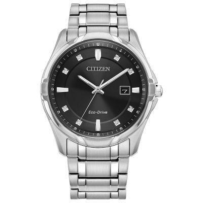 Citizen Men s Eco Drive Silver Tone Dress Classic Watch 40mm BM7500 51E Sam s Club