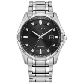 Citizen Men's Eco-Drive Silver-Tone Dress Classic Watch 40mm, BM7500-51E