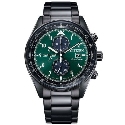 Citizen Men s Eco Drive Chronograph Black Tone Watch 43mm CA0775