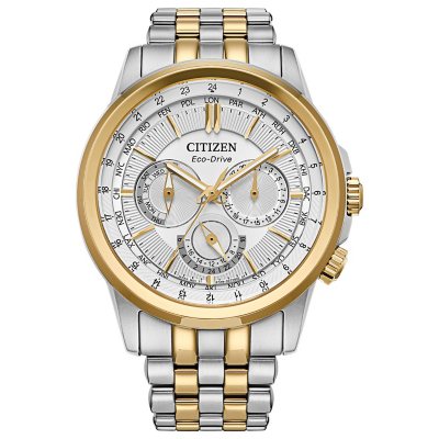 Citizen Eco-Drive Two-Tone Chronograph 44mm Watch BU2104-55A