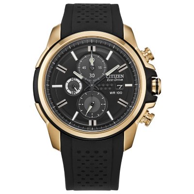 Citizen eco drive watch best sale rubber band