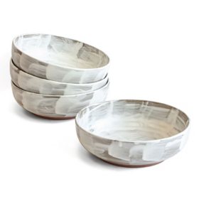 Over&back 4-Piece Stoneware Dinner Bowls