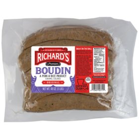 Richard's Cajun Country Premium Boudin 3 lbs.