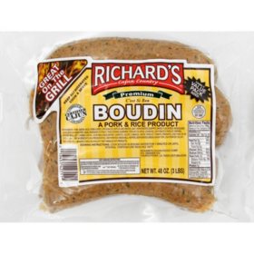 Richard's Cajun Country Premium Boudin 3 lbs.