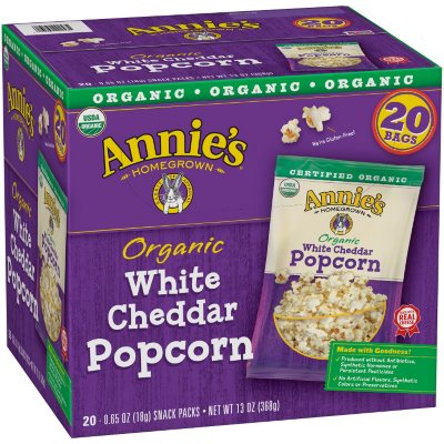 organic cheddar popcorn