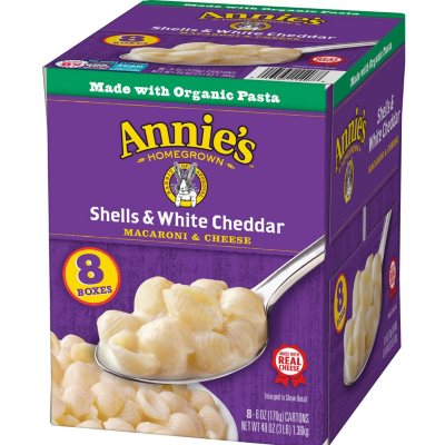 Annie's Macaroni and Cheese Dinner, Shells & White Cheddar with