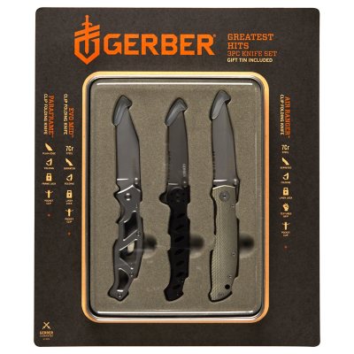 Gerber Gear Greatest Hits 3-Piece Folding Knife Set, Gift Tin