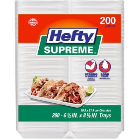 Hefty Super Weight 8 7/8 in Foam Plate, 220-count