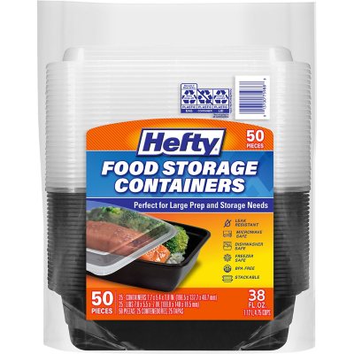 Hefty Meal Prep Containers in Food Storage Containers 