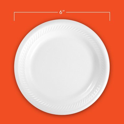  Hefty Foam Plates, 6-Inch : Health & Household
