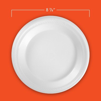 Simply Done Foam Plates, 8-7/8 Inch