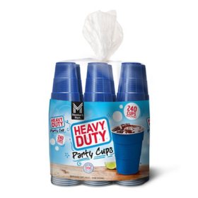 Member's Mark Heavy-Duty Blue Plastic Cups (18 oz., 240 ct.)