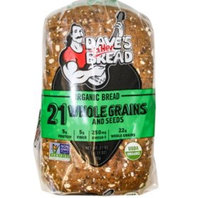 Dave's Killer Bread 21 Whole Grains And Seeds Organic Bread (27 oz.)