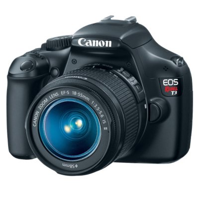 Canon T3 12.2MP Digital SLR Camera with 18-55mm f/3.5-5.6 IS II 