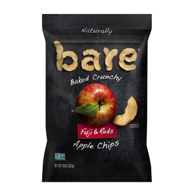 Bare Smartfood Baked Crunchy Apple Chips, Organic, Fuji & Reds - 3 oz