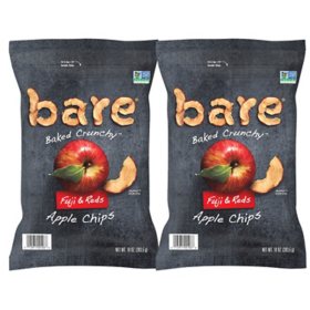  Bare Organic Apple Chips, Cinnamon, Gluten Free + Baked, Multi  Serve Bag, 3 Oz,Pack of 1