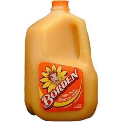 Borden 2025 orange juice