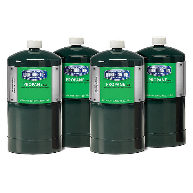 Propane Gas Cylinders - 1 lb. capacity - 4 ct.