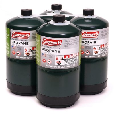 Coleman Propane Camping Gas Cylinder- 4 Pack 332406