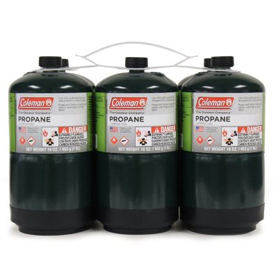Coleman Propane Camping Gas Cylinder- 4 Pack 332406