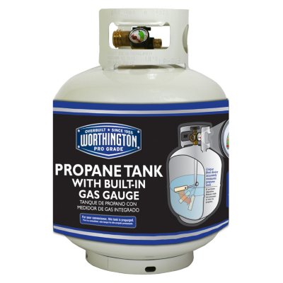 Refillable Propane Gas Cylinder with Gauge - 20 lb. capacity - Sam's Club