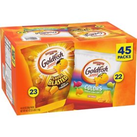 Pepperidge Farm Variety Pack Goldfish, 0.9 oz., 45 pk.