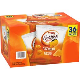 Pepperidge Farm Goldfish Cheddar Crackers, 1.25 oz., 36 pk.