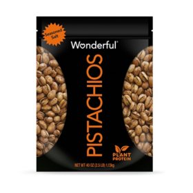 Wonderful Pistachios, Seasoned Salt Flavored Nuts (40 oz.)