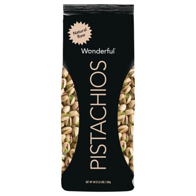 Wonderful Natural Raw Pistachios (48oz) Sam's Club