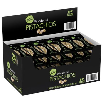 UPC 014113911863 product image for Wonderful Pistachios, Roasted and Salted 1.5 oz, 24 pk. | upcitemdb.com