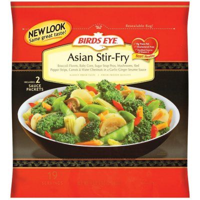 Eat Smart Vegetable Stir Fry, Steam in the Bag 12 oz, Salad Mixes