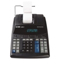 Victor 1460-4 Extra Heavy-Duty Two-Color Printing Calculator, 12-Digit Display