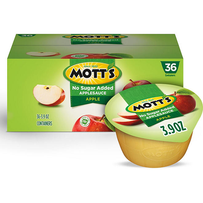 Mott's Natural Applesauce (3.9 oz., 36 pk.)