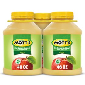 Mott's No Sugar Added Applesauce, 138oz.