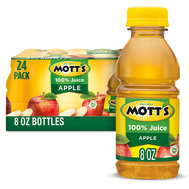 Mott's 100% Original  Apple Juice 8 fl. oz. bottles, 24 pk.