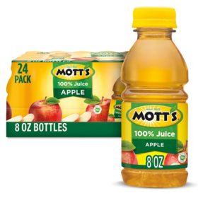 Mott's 100% Original  Apple Juice 8 fl. oz. bottles, 24 pk.