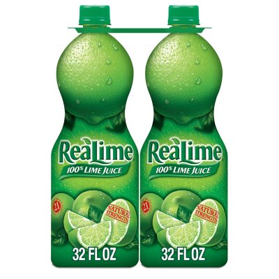 ReaLime 100% Lime Juice (32 fl. oz., 2 pk.) - Sam's Club