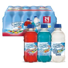 Hawaiian Punch Red, White and Cool Fruit Punch Variety Pack (10 fl. oz., 24 pk.)