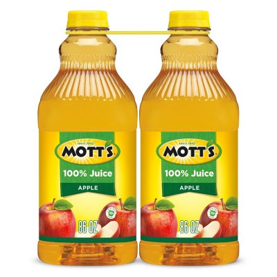 Mott's 100% Juice, Apple - 6 pack, 8 fl oz bottles